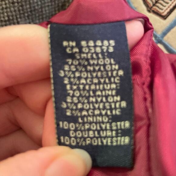 American Eagle Outfitters M/M wool blazer gray dark academia fall schoolgirl - Picture 9 of 9